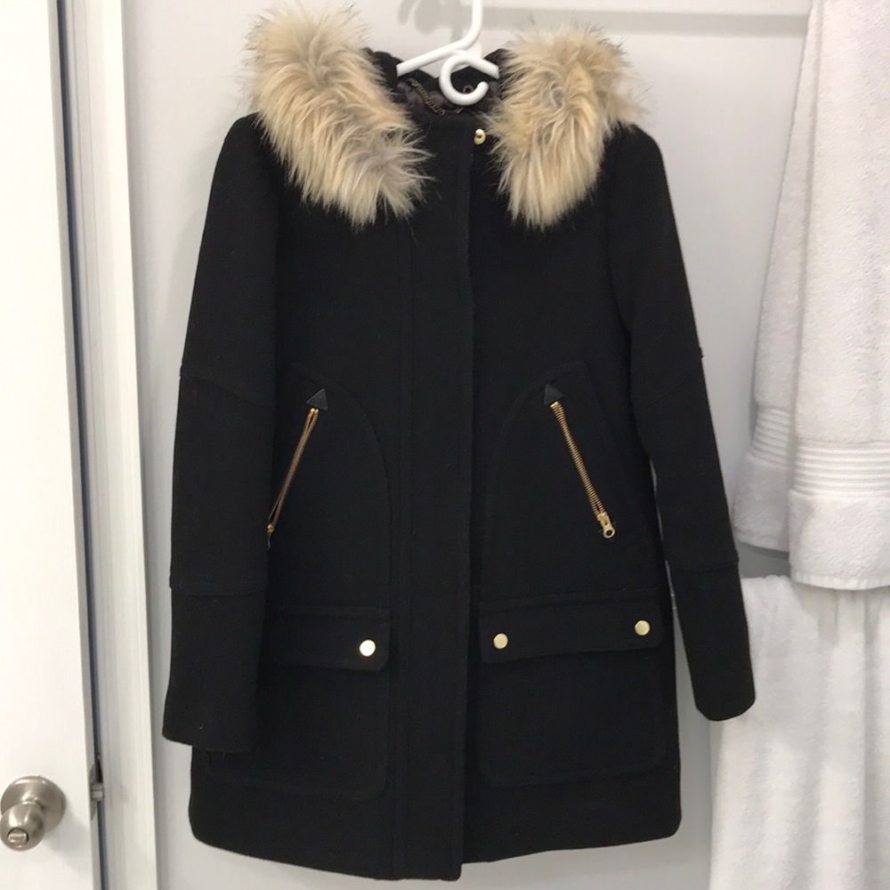 Jcrew Stadium Cloth Coat